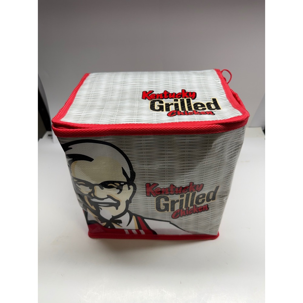 KFC Kentucky Grilled Chicken Insulated Lunch Bag Colonel Sanders Cooler Tote
